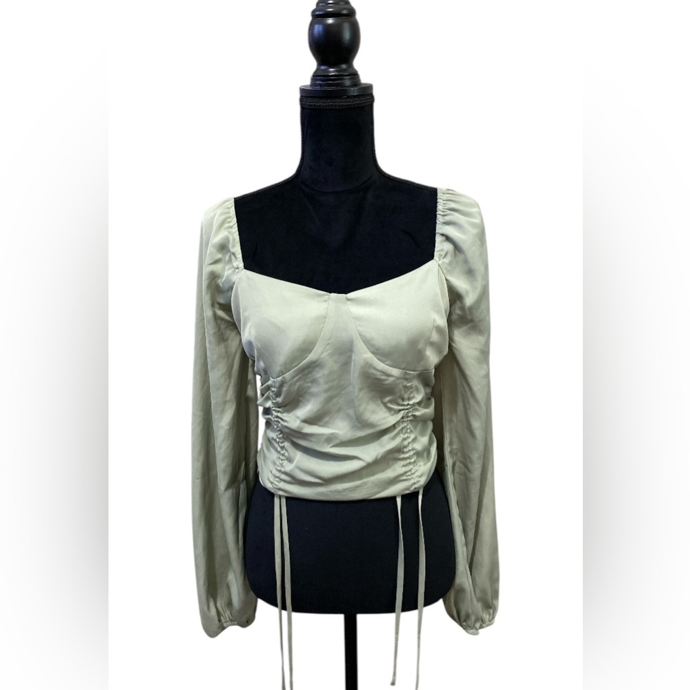 Forever 21 NWOT Sage Green Blouse